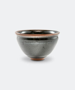 黑釉束口茶碗 陶藝作家 - 林育生