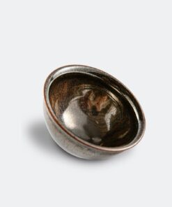 陶藝作家 - 林育生 金絲紫韻束口茶碗