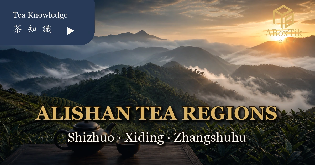 Alishan tea regions comparison of Shizhuo Xiding and Zhangshuhu