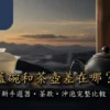蓋碗茶壺比較：白瓷蓋碗與台灣手作茶壺