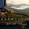 乌龙茶发酵从萎凋摇青到杀青