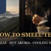 how to smell tea from dry leaf to hot aroma and cooling notes
