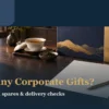 Taiwanese tea gift boxes, a recipient planning sheet and tea on a corporate gifting table