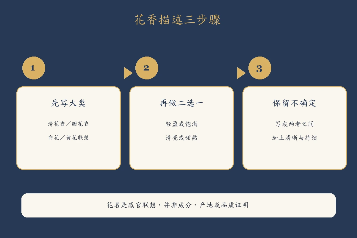 从花香大类到二选一和保留区间的记录步骤