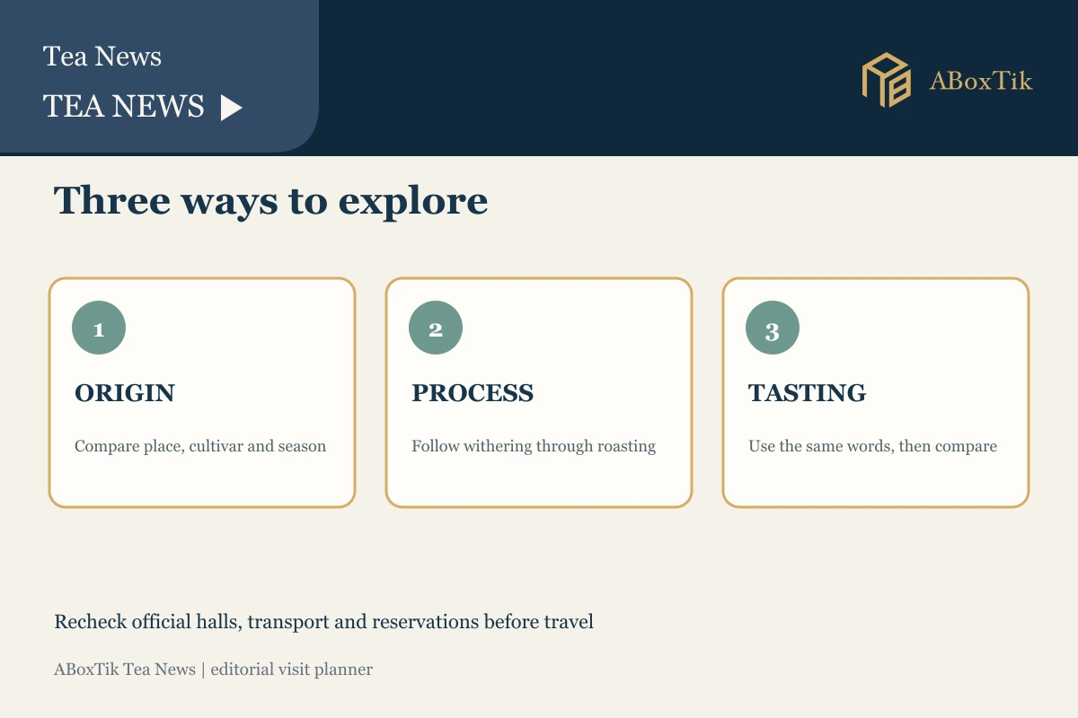 Three Nantou Tea Expo routes for comparing origin, processing and tasting