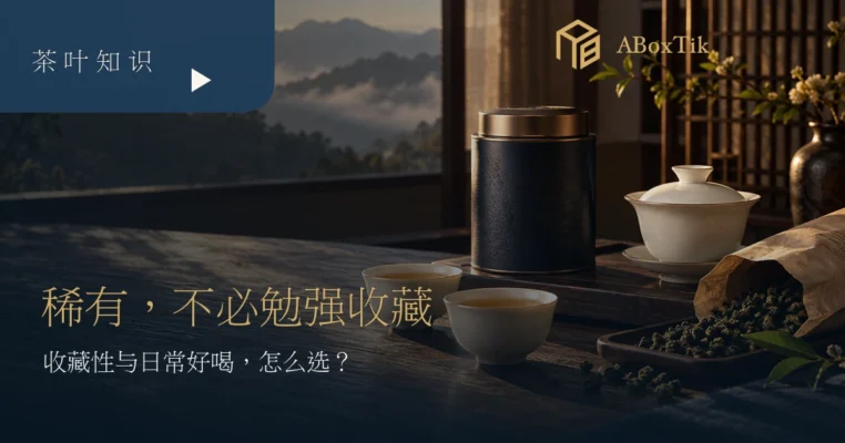 茶罐、盖碗与日常茶包并列的安静茶席