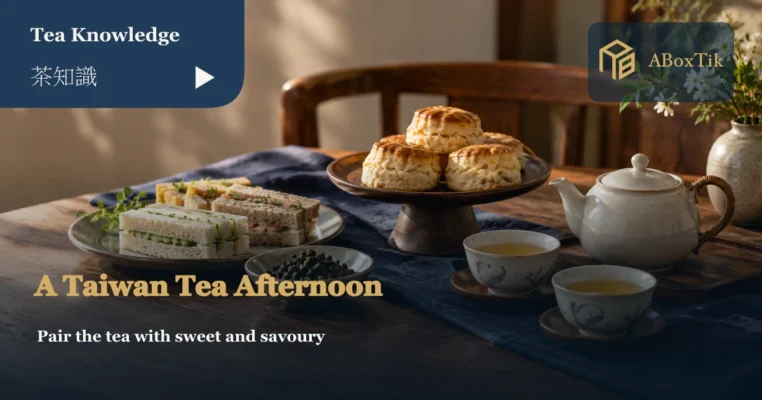 Scones, finger sandwiches and Taiwanese tea