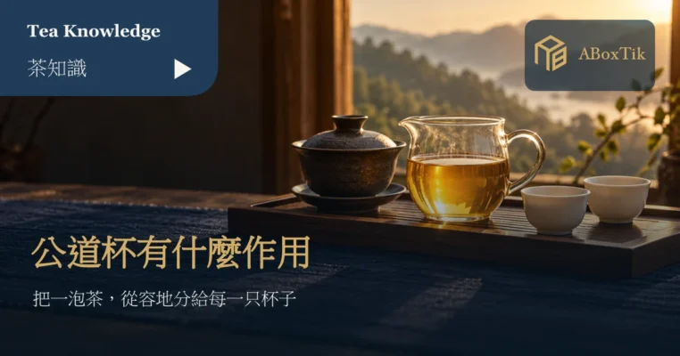 玻璃公道杯、蓋碗與兩只白色品茗杯