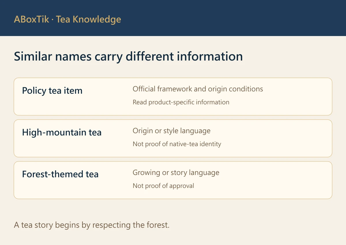Taiwan native tea buyer and visitor checklist for provenance, batch and permission