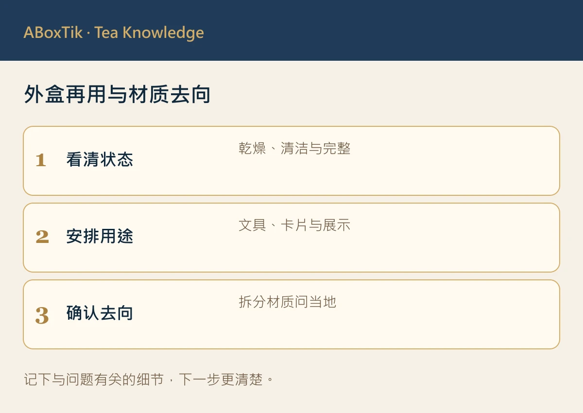 外盒再用与材质去向