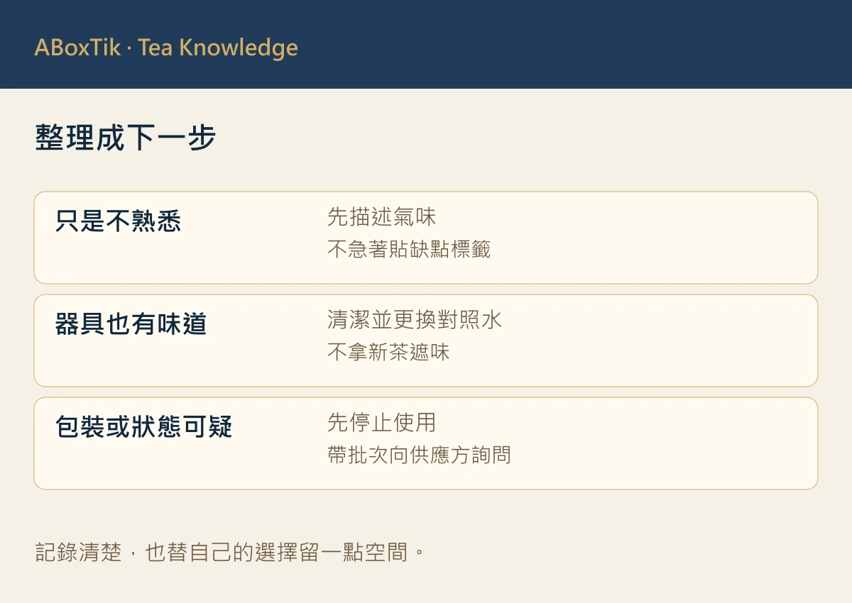 整理成下一步