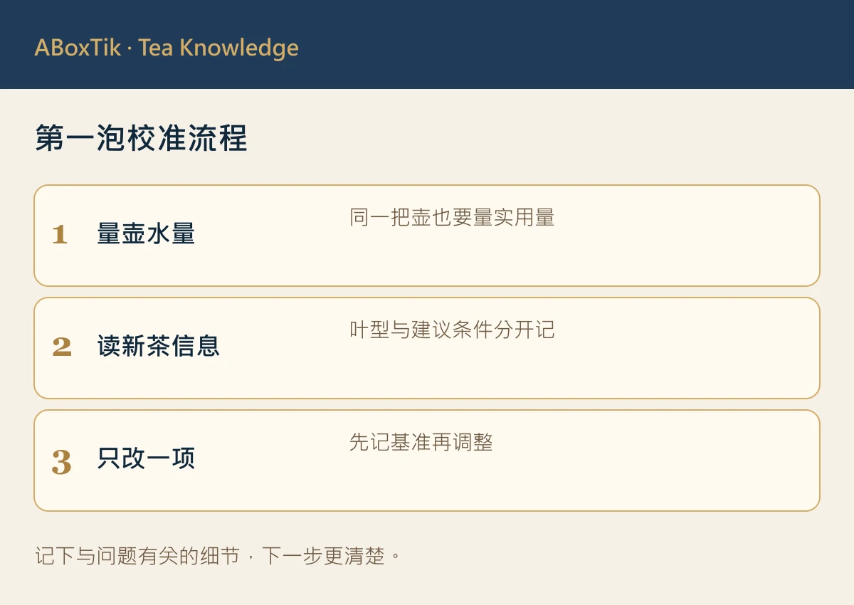 第一泡校准流程