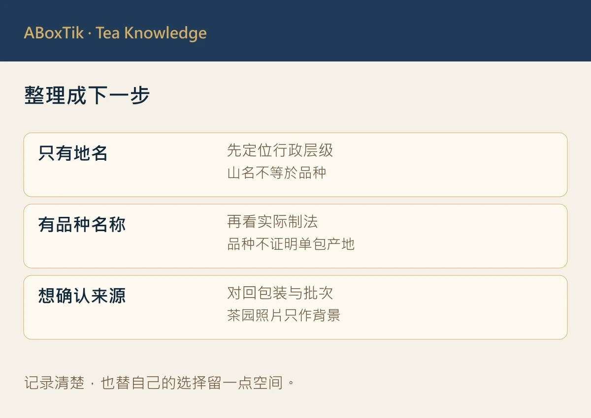 整理成下一步