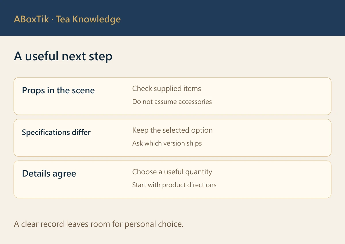 A useful next step