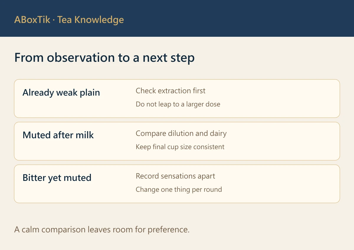 Black Tea for Milk Tea: Check the Base Before Adding More - ABoxTik 一盒精品 3 From observation to a next step