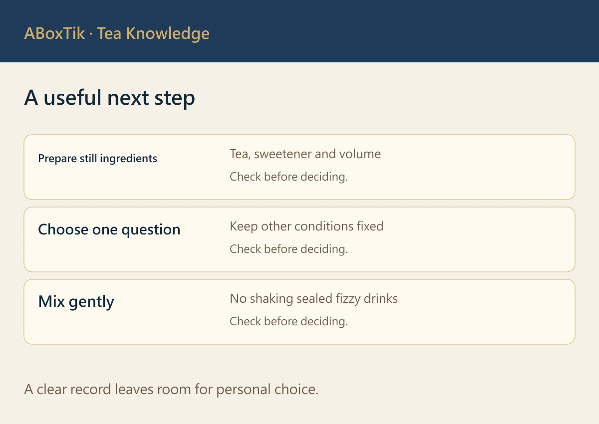 A useful next step