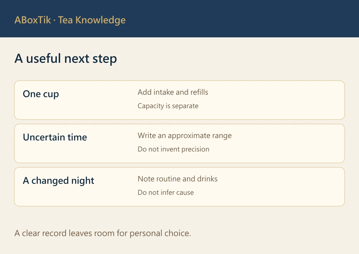 A useful next step
