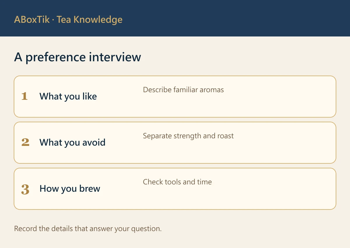 A preference interview