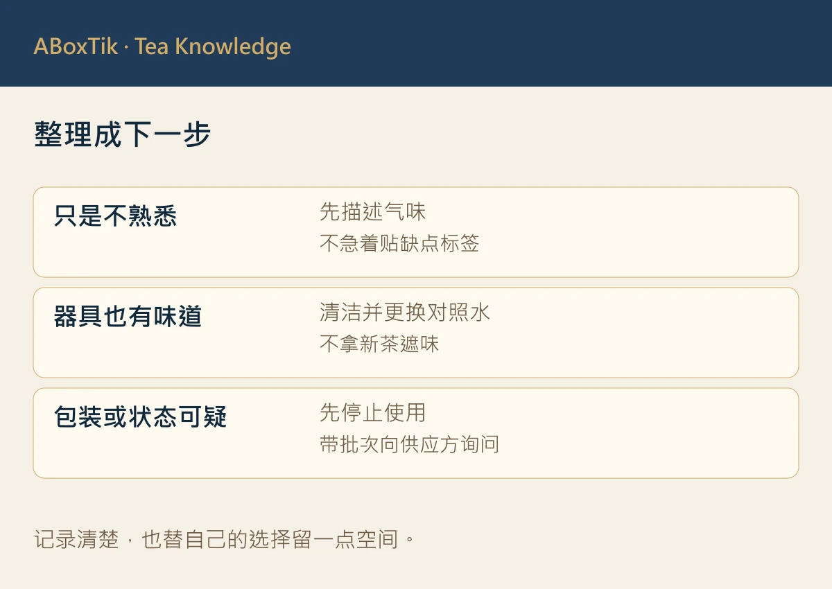 整理成下一步