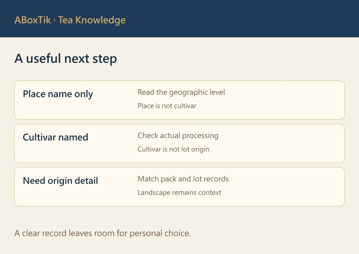 A useful next step