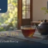 Ruby black tea setting for a gentle first cup