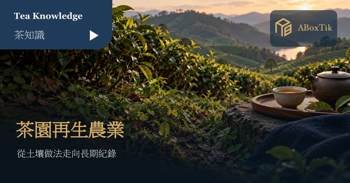 再生農業能用在茶園嗎?土壤健康與長期生產 - ABoxTik 一盒精品 1 茶樹間的地表植物與遠方山坡