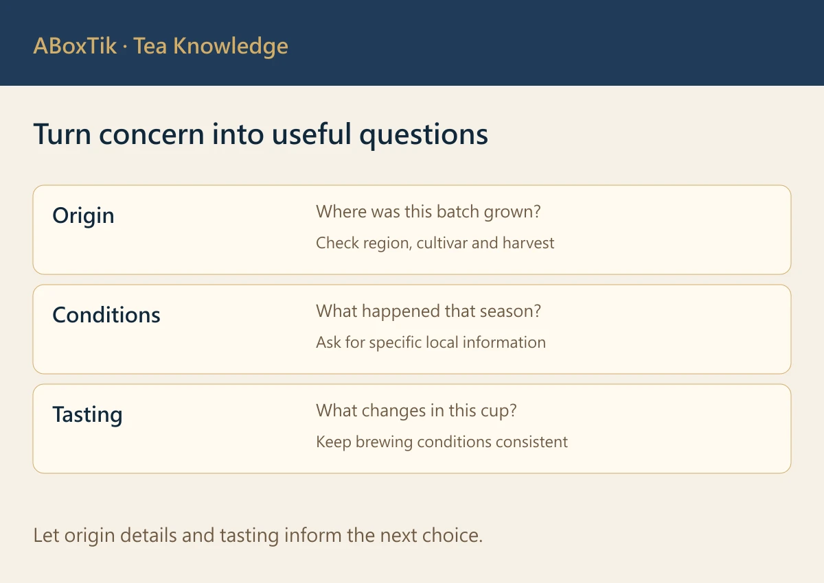 Climate Change and Taiwan Tea: Harvests and Flavour - ABoxTik 一盒精品 3 Tea-buying questions about origin, seasonal conditions and actual tasting