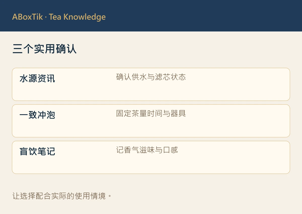 自来水滤水矿泉水的观察表：来源、冲泡条件与茶汤口感