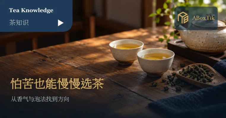 木桌上的两杯金黄茶汤