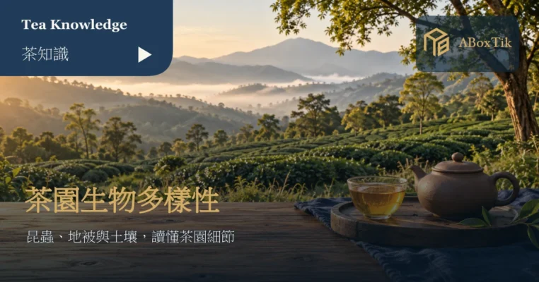 台灣茶園中的茶樹、地被與樹影