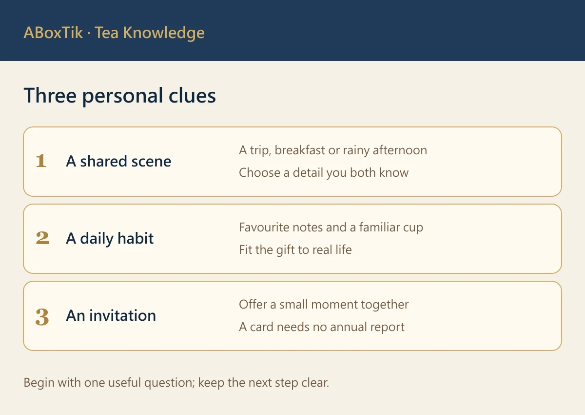 Tea gifts for partners: shared scenes, daily habits and a personal invitation